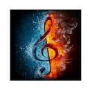 Full Cross Stitch 11CT Flame Note Counted Embroidery DIY Home Decoration Gifts