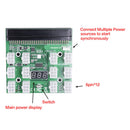 6 Pin to 8 (6+2) Pin PCIE Adapter GPU Power Breakout Board Cable (12pcs)