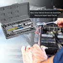 40pcs Drive Ratchet Wrench Set Automobile Motorcycle Repair Hand Tool Kit