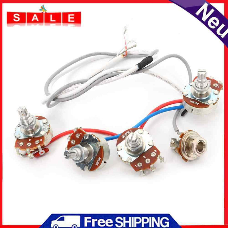 1 Set EPI LP Electric Guitar Pickup Wiring Harness for EPI SG LP Dot Welded