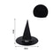 Dress Party Props Decor Wizard Cap Halloween Witch Hat Black Costume Headwear