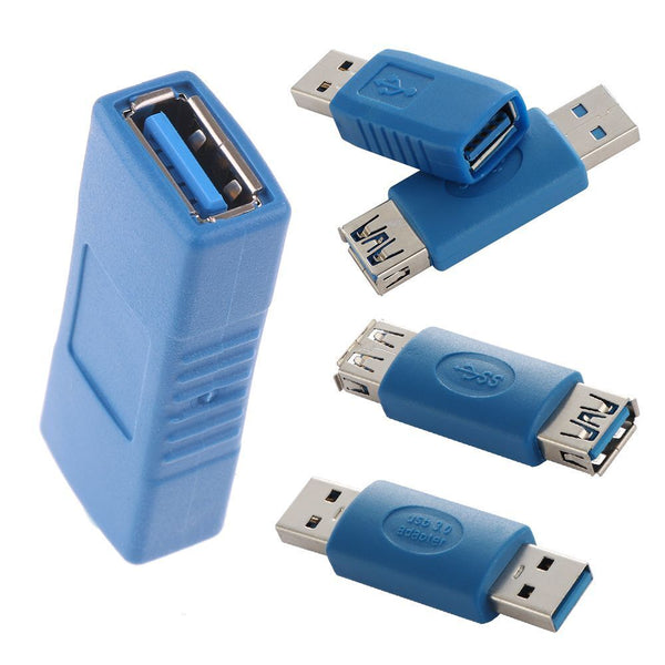 Electronics USB 3.0 Adapter Connector Coupler Gender Type A Female To Female