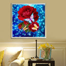 5D DIY Red Rose Diamond Painting Embroidery Craft Cross Stitch Home Decor