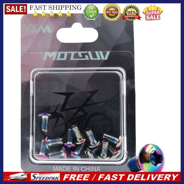 12x Mountain Bike Disc Brake Rotor Screws T25 Alloy Steel Disc Brake Rotor