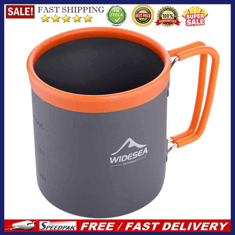 WIDESEA Outdoor Camping Tableware Travel Cups Picnic Supplies Beer Coffee M