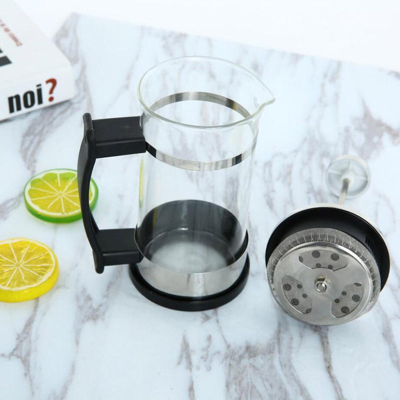 Stainless Steel 304 Pressure Pot Coffee Maker Household Teapot Tea Brewer