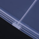 Large Size Plastic Handheld Cosmetic Jewelry Organizer Box Case(Clear)