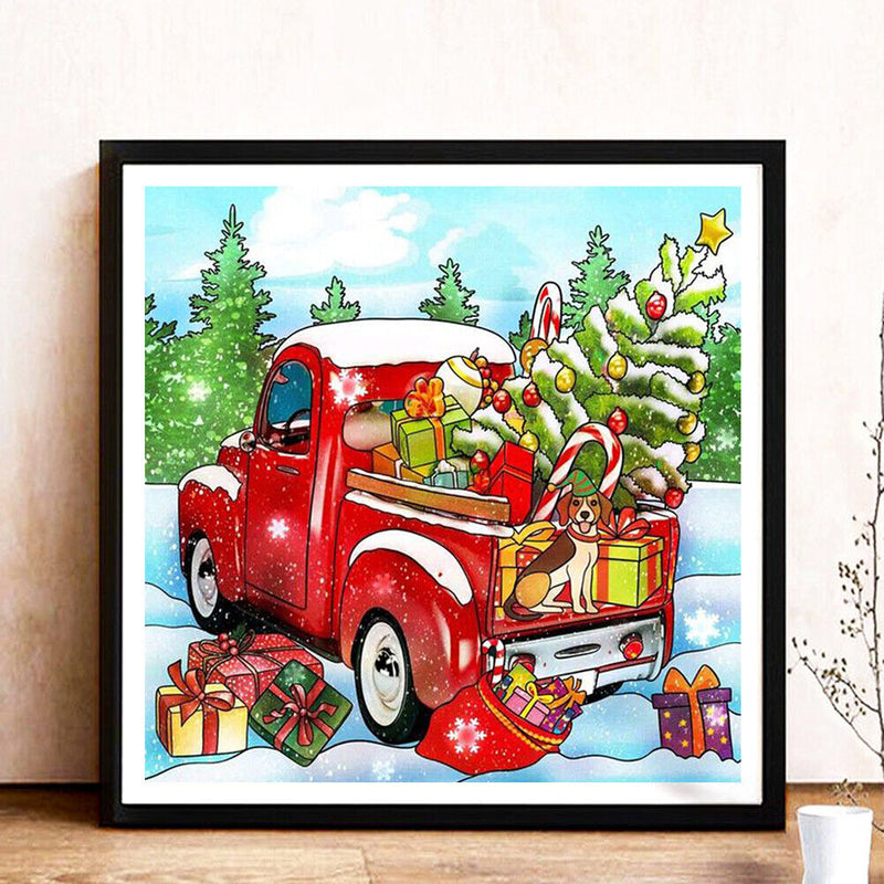 Gift Car Oil Paint by Numbers Hand Painted Frameless Picture Home Ornament Kit