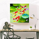 5D DIY Full Drill Diamond Painting Swimming Fish Cross Stitch Embroidery De