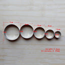 Mousse Ring Mould Layer Round Circle Pastry Mold Stainless Steel Cookies Cutter