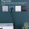 Wall Hanger Transparent Double Hook Folding Cord Holder Adhesive Storage Hanger