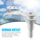 Thru Hull Bilge Pump Drain Vent for Boat Marine Yachts RV Camper Truck Fitt