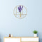 Modern Golden Metal Candle Holder Wall Hanging Bedroom Decor Crafts Candlestick