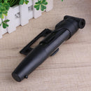 Portable Folding Bicycle Air Pump Inflator for Presta Schrader Valve Black