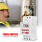 TM919B-4 30A Din Rail Weekly Programmable Digital Timer Relay Switch (12V) Newly