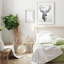 Deer Oil Paint By Numbers Kit DIY Acrylic Painting on Canvas Frameless Drawing