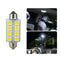 Dome Door Trunk License Plate Lamp Combo LED Inside Bulb Kit Car Interior Light