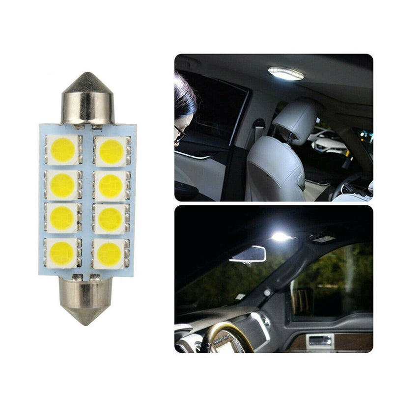 Dome Door Trunk License Plate Lamp Combo LED Inside Bulb Kit Car Interior Light
