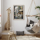 Elephant Mom and Son Oil Paint By Numbers Kits Canvas DIY Animal Home Decoration