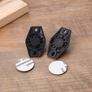 4pcs Rotating Storage Box Caster Ball Universal Trash Can Wheels (Black) Newly