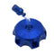 CNC Aluminum Gas Fuel Petrol Tank Cap for Dirt/Pit Bike ATV Quad (Blue)