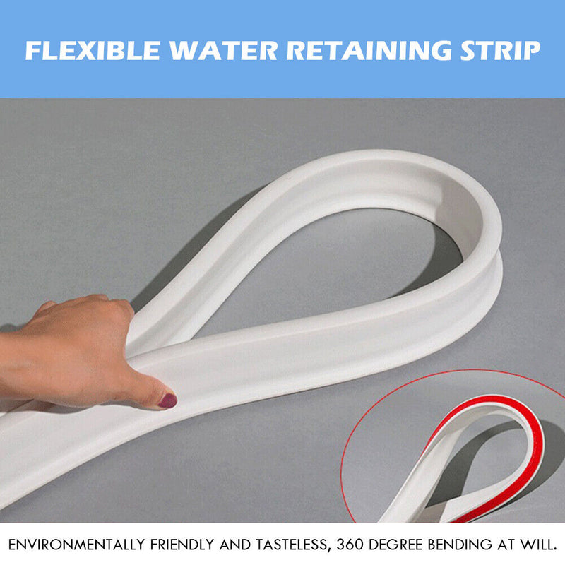 #A Silicone Water Retaining Strip for Bathroom Door Self Adhesive Sealing Strip