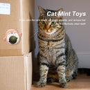 #A Penguin Shaped Cat Toys with Dust Cover 360 Rotating Licking Snacks Pet Produ