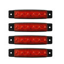 4Pcs 12V Red Green Boat Navigation LED Lights Stern Ne Lights Starboard U3Q3