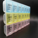 Box Dispenser Storage Candy Container Weekly Medicine Tablet Daily Pill Box