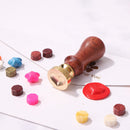 Wax Seal Stamp Pattern Retro Lacquer Seal Metal Head with Handle (FD04) Newly