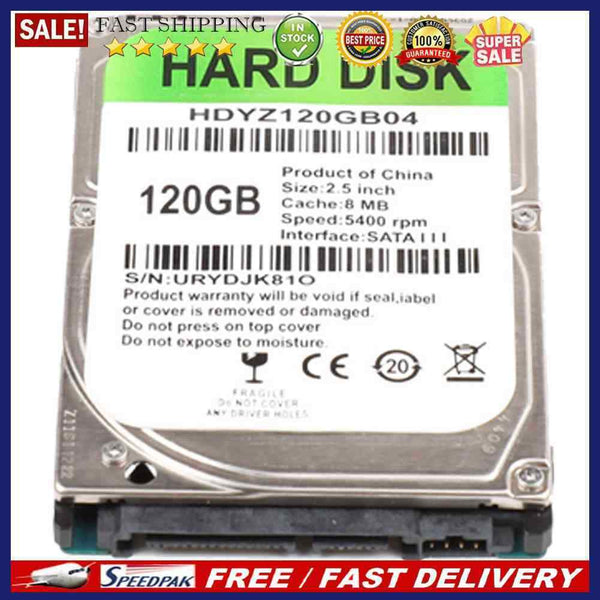 2.5 inch 5400RPM SATA III Internal Hard Drive 80GB 120GB 160GB 250GB 320GB 500GB