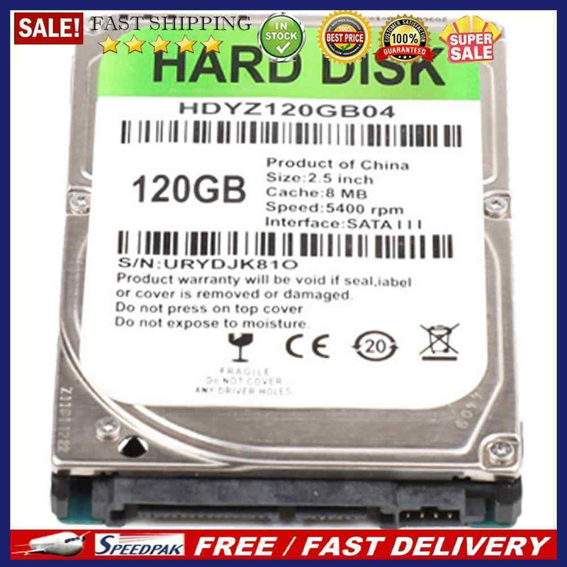 2.5 inch 5400RPM SATA III Internal Hard Drive 80GB 120GB 160GB 250GB 320GB 500GB