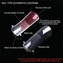 False Nail Tips Quick Building Nail Forms Quick Building Finger Extension Mold