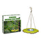 Outdoor Bird Feeder Stainless Steel Plate Hanging Feeder Garden Yard Decoration
