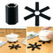 Black Foldable Non-slip Heat Resistant Pad Trivet Pan Holder Kitchen Mat ne T4G9