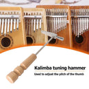 Kalimba Tuning Hammer Wood Handle Metal Portable Tuner for All Size Thumb P