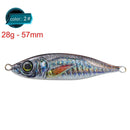57mm 28g Metal Simulation Fishing Lures Jig Hooks Artificial Hard Bait (A)