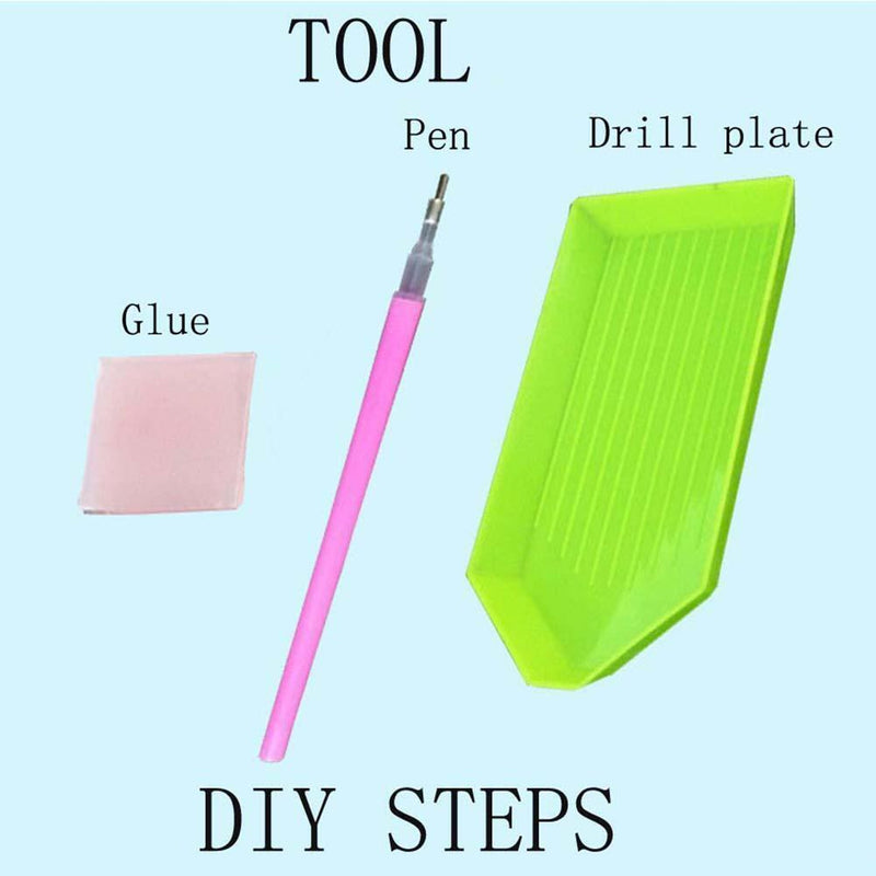 5D DIY Full Drill Diamond Painting Cross Stitch Mosaic Craft Kits (Love03) Newly