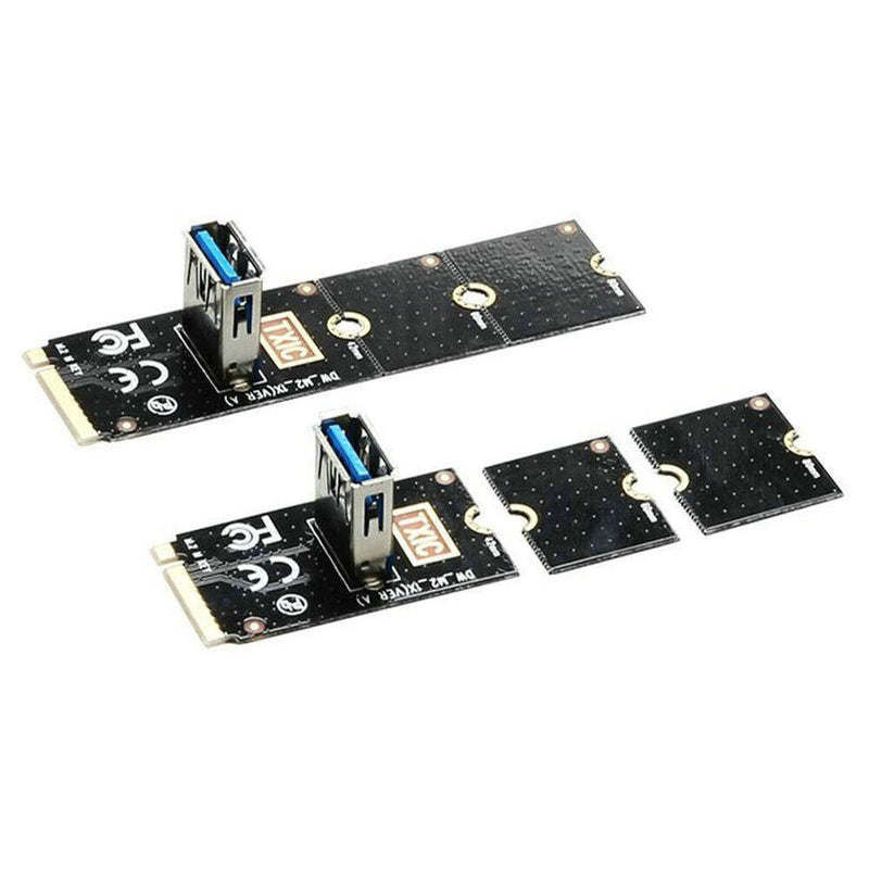 5Gbps M.2 M Key to PCI Express X16 Adapter NGFF to USB 3.0 Port Transfer Card