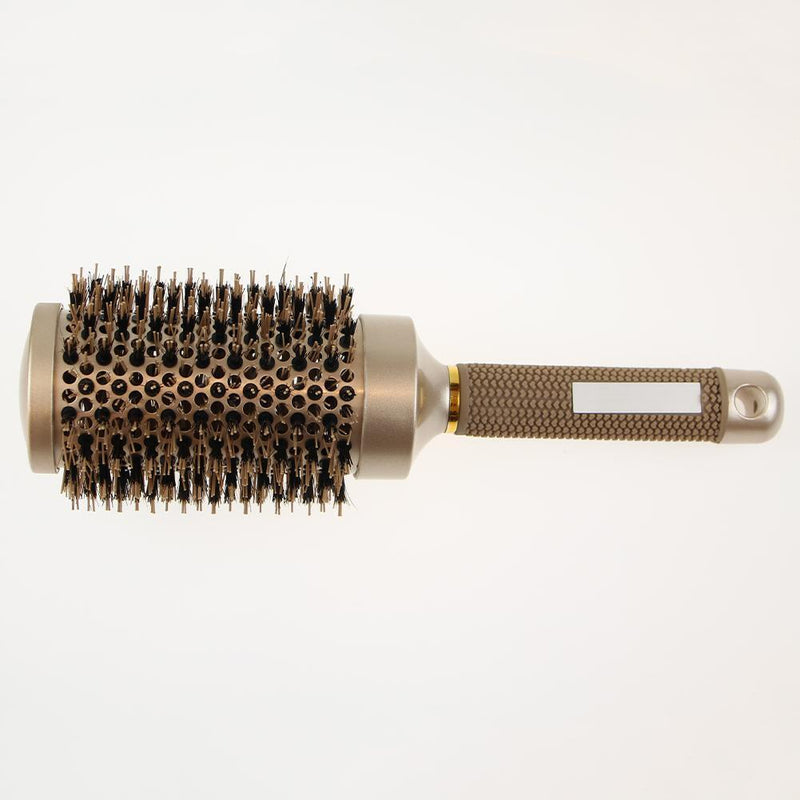 Pro Hair Dressing Brush Ceramic Iron Round Comb Magic Styling Combs (53mm) Newly