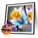 Animal Full Drill Round Diamond Picture DIY 5D Mosaic Butterfly Painting Kit