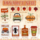 Fall Farmhouse Tiered Tray Decor Se Thanksgiving Day Christmas Table Home Bar{