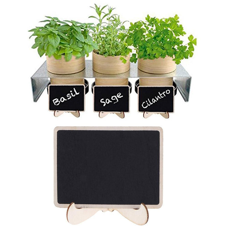Mini Wooden Chalkboard Stand Message Boards Blackboard for Wedding Party Newly