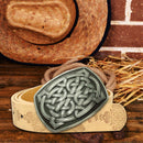 Celtic Buckles Wide Belts Alloy Jeans Accessories for Men Women Cowboy Style