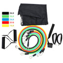 11pcs / Set Resistance Bands Latex Pull Rope Rubber Expander Fitness Equipment