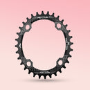 MOTSUV 104 BCD Positive Negative Tooth Disc Bike Single Plate (32T Oval)