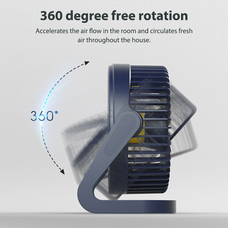 Desktop Fan Adjustable Quiet Cooling Small Office Home Bedroom Convenient Fan
