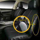 4/9pc PU Leather Universal Car Seat Covers Fit 5 Seaters Set Protector S3G6 M2T4