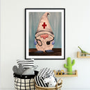 DIY Digital Picture Goblin Nurse Oil Painting By Numbers Kit Acrylic Handicraft