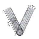 Multi-Ruler 360 Degree Goniometer Angle Medical Spinal Ruler Protractor